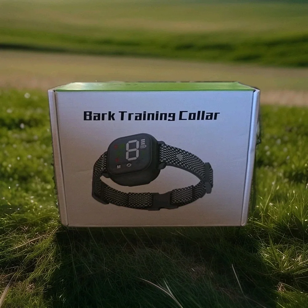 NEW-Rechargeable BARK TRAINING COLLAR Adjustable Levels, Waterproof